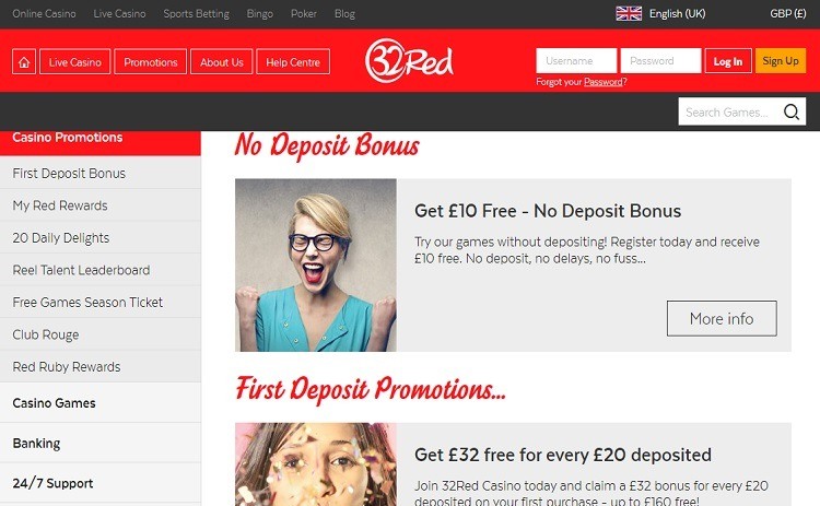 Casino Games, casino online 32red.