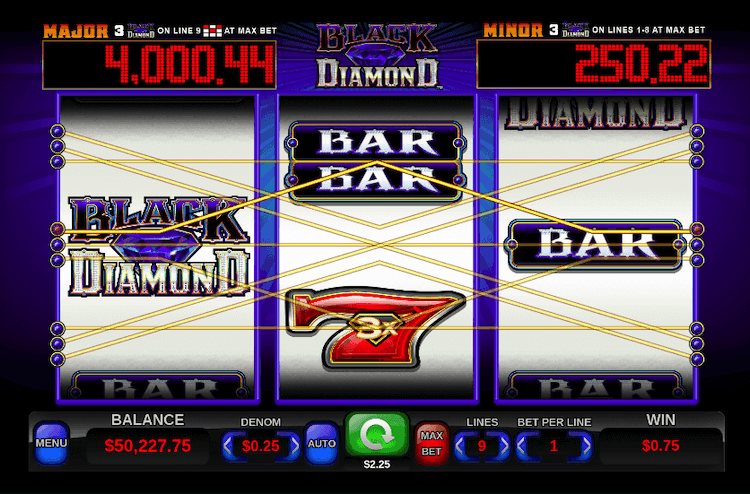 Play Black Diamond Free Slot Game
