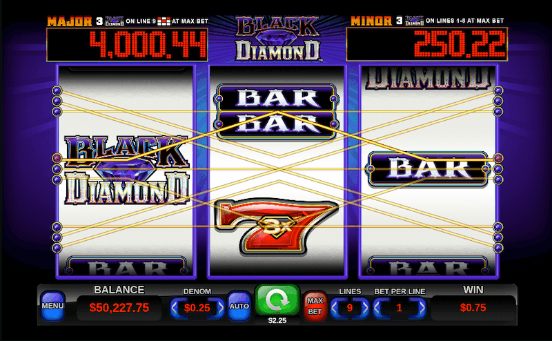 Free black diamond slots