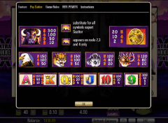 buffalo gold slot machine pay table