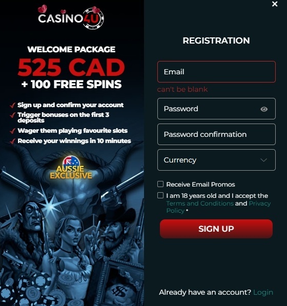 Casino 4U Review 2023 15 Free Spins No Deposit Bonus