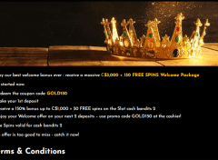 Casino Midas Welcome Bonus Promotion