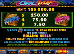 Cool Wolf Bonus and Free Spins