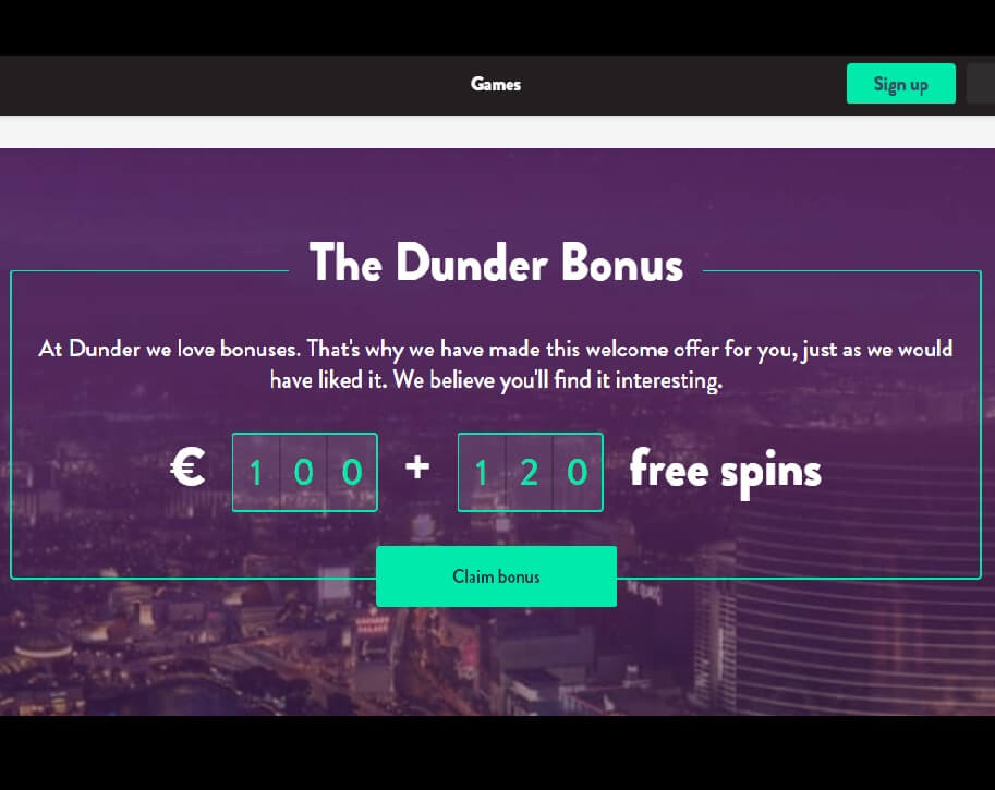 dunder casino casino bonus ca