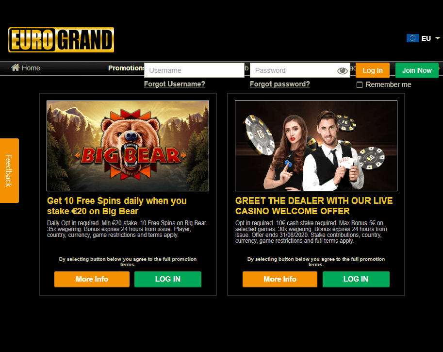 Casino Eurogrand Online