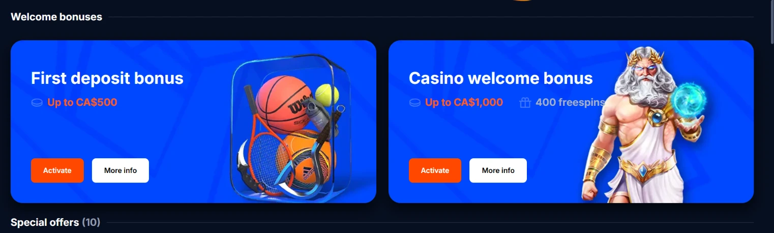 FS casino welcome
