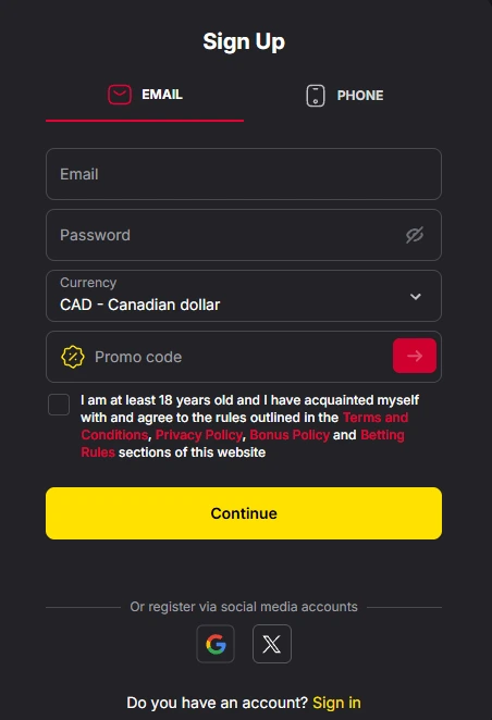 FieryPlay login