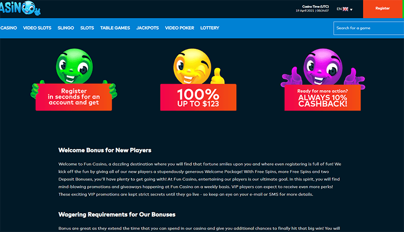 Fun Casino Bonus Promotions