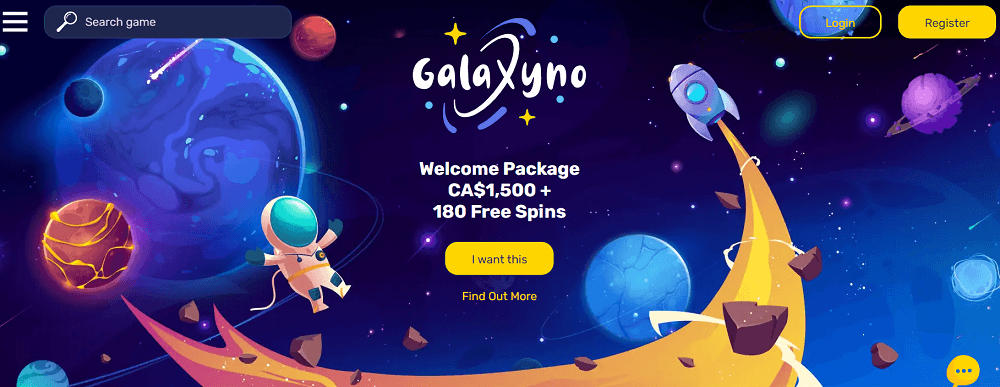 Galaxino casino welcome bonus
