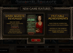 Immortal Romance Game Features