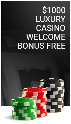 Luxury Casino welcome bonus