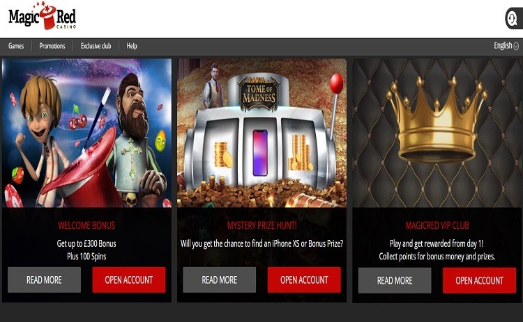 Magic Red casino bonus