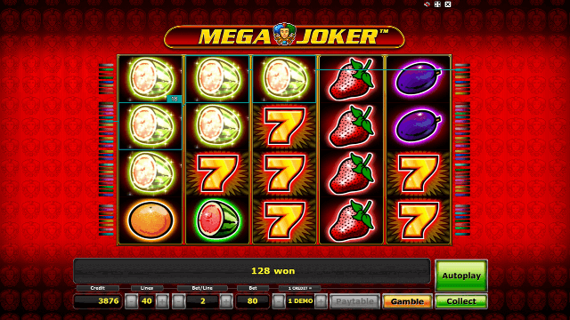 Play Free Mega Joker Slot Machine Online Novomatic Game