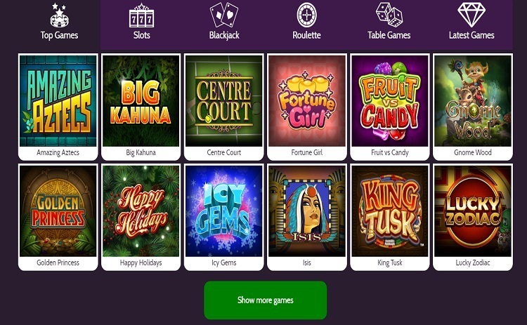 Mummys Gold casino games