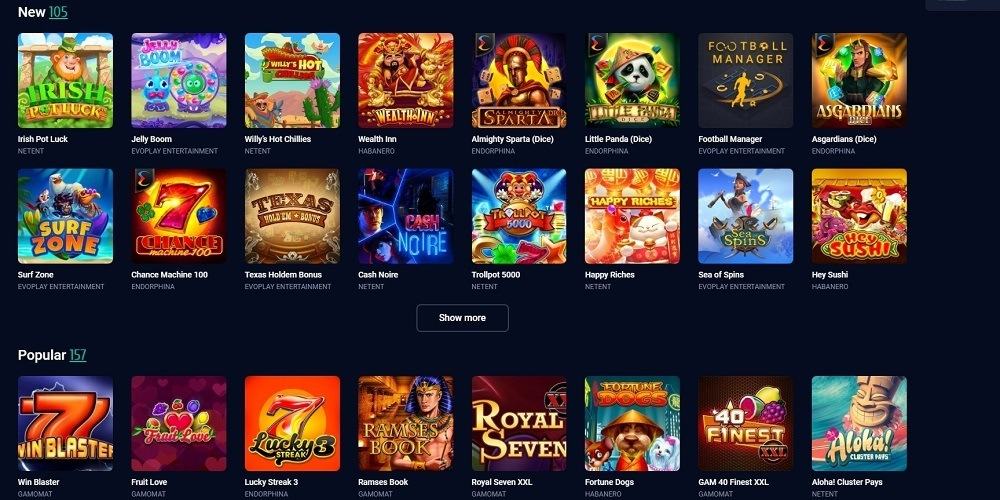 Vulkan Vegas Онлайн казино и игровые автоматы Rush 
