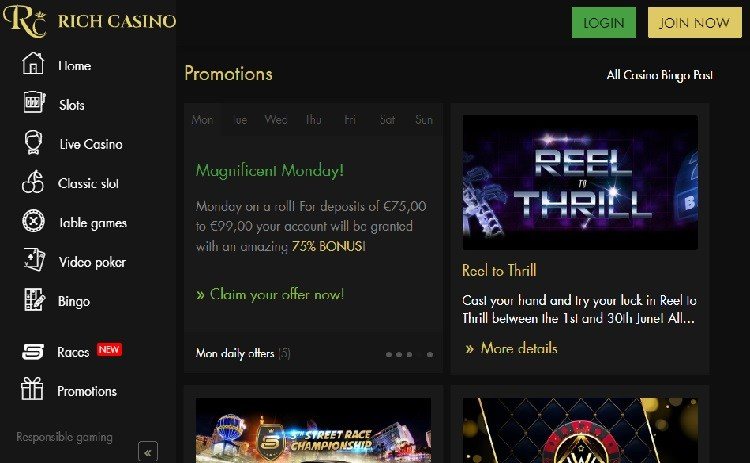 Rich casino bonus Canada Rich casino bonus