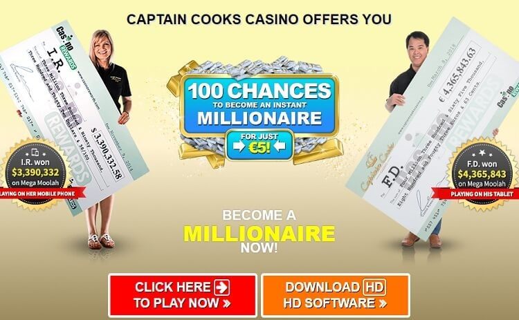 Сaptain Cooks Casino review Canada Сaptain Cooks casino review