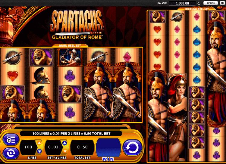 Play Spartacus Free Slot Game