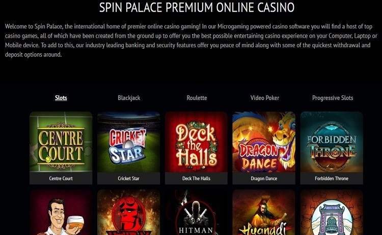 spin palace online casino scam