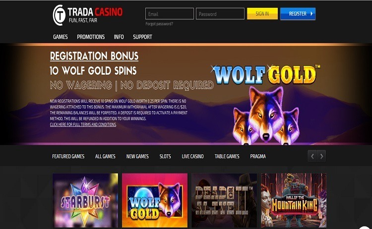 Trada casino review Canada Trada casino review