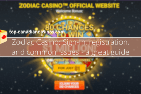 Zodiac Casino: Sign-In, registration, and common issues – a great guide