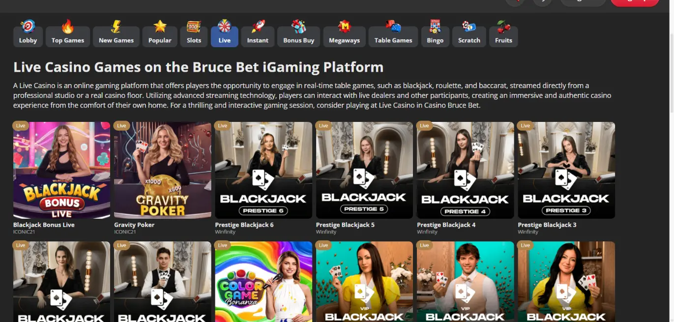 bruce bet games