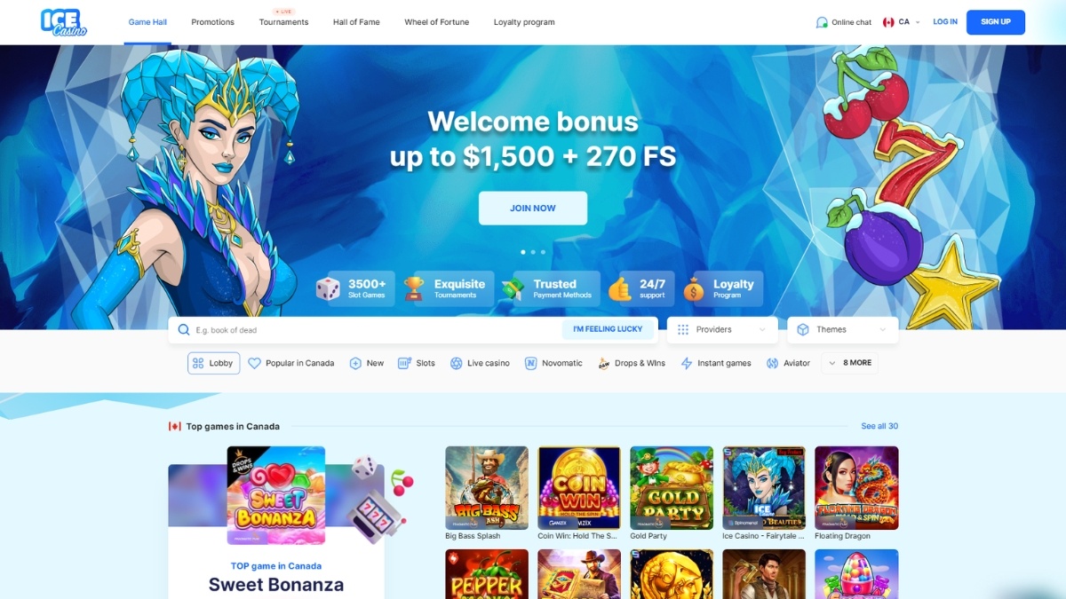 Ice Casino: Generous Welcome Offers