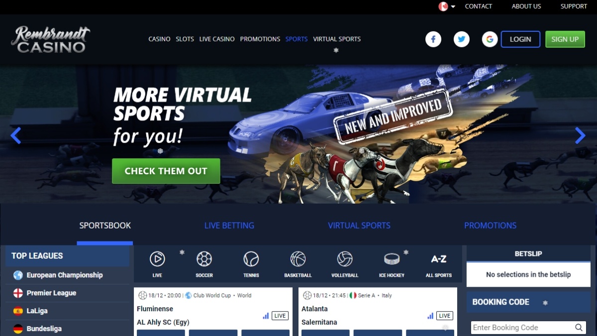 Rembrandt casino betting