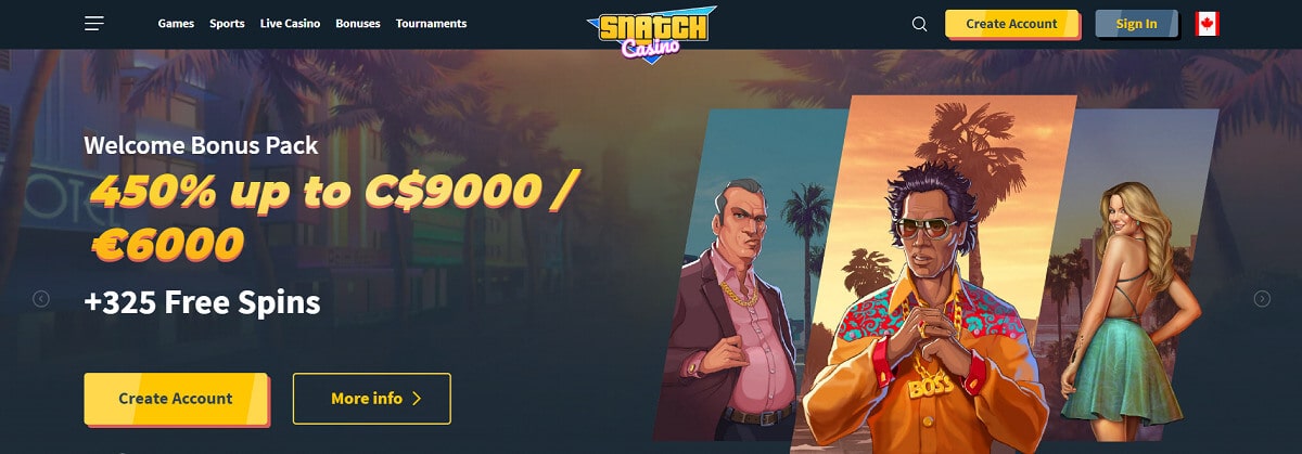 Snatch casino review in Canada