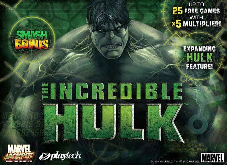 Play The Incredible Hulk Free Slot Game